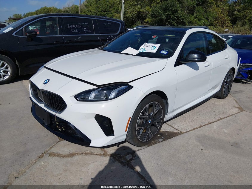 2026 BMW 228 gran coupe VIN WBA83GG00T7V04193 IAAI salvage auction — REAR END, Enterprise Vehicles Clear Only (Texas), sold $22,800 on 2026-08-17 (photo 2)