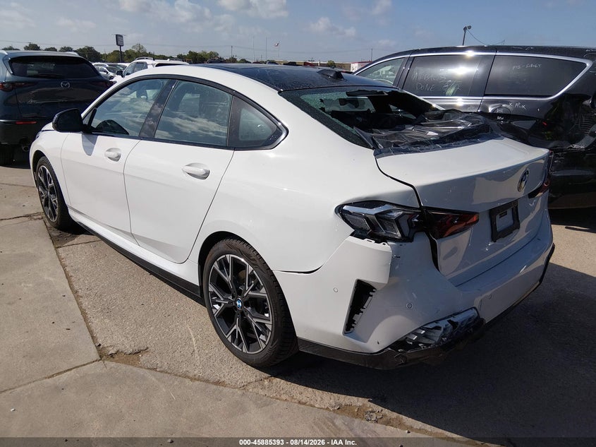 2026 BMW 228 gran coupe VIN WBA83GG00T7V04193 IAAI salvage auction — REAR END, Enterprise Vehicles Clear Only (Texas), sold $22,800 on 2026-08-17 (photo 3)