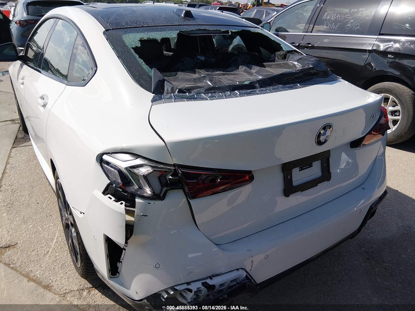 2026 BMW 228 gran coupe VIN WBA83GG00T7V04193 IAAI salvage auction — REAR END, Enterprise Vehicles Clear Only (Texas), sold $22,800 on 2026-08-17 (photo 6)