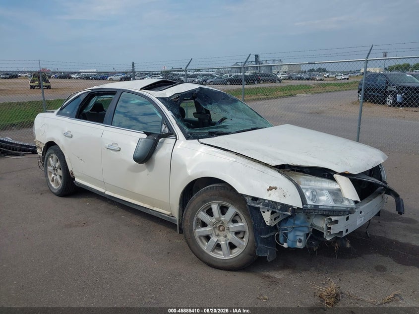 2009 Mercury Sable VIN 1MEHM42W19G621069 IAAI salvage auction — ROLLOVER, Parts Only Bos (Minnesota), sold $225 on 2026-09-08 (photo 1)