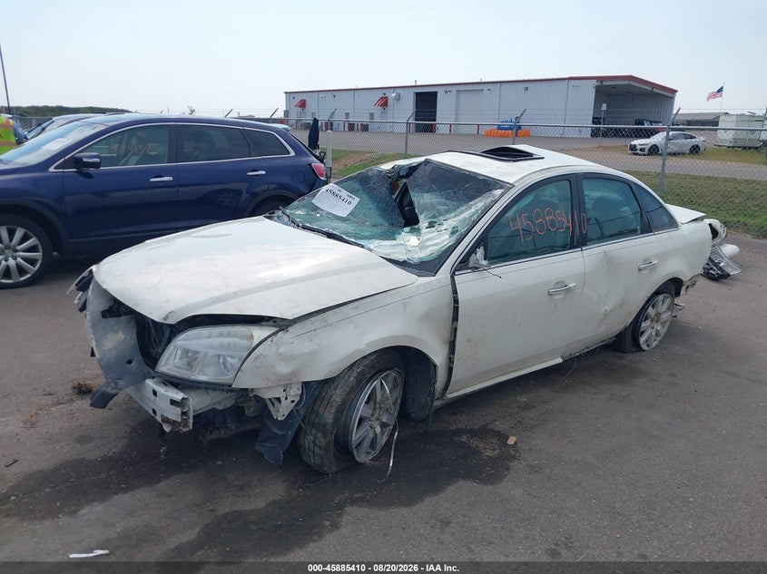 2009 Mercury Sable VIN 1MEHM42W19G621069 IAAI salvage auction — ROLLOVER, Parts Only Bos (Minnesota), sold $225 on 2026-09-08 (photo 2)