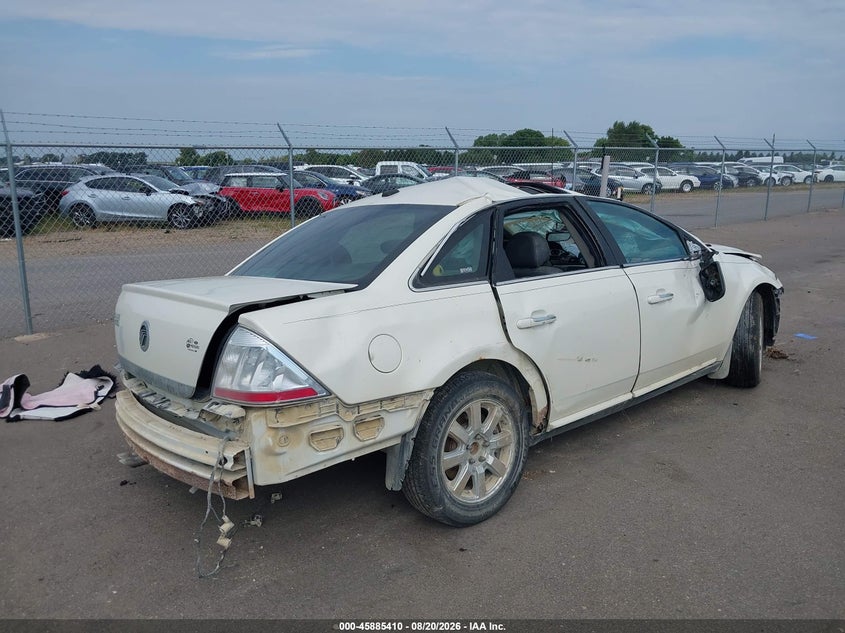 2009 Mercury Sable VIN 1MEHM42W19G621069 IAAI salvage auction — ROLLOVER, Parts Only Bos (Minnesota), sold $225 on 2026-09-08 (photo 4)