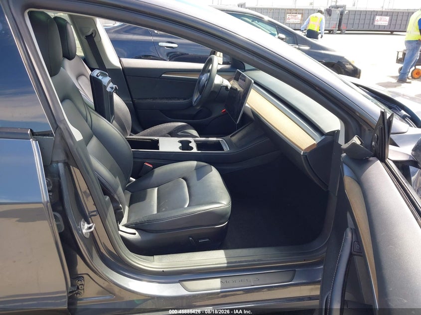 2022 Tesla Model 3 VIN 5YJ3E1EA6NF349081 IAAI salvage auction — RIGHT FRONT, Wait Title, sold $12,000 on 2026-09-16 (photo 5)