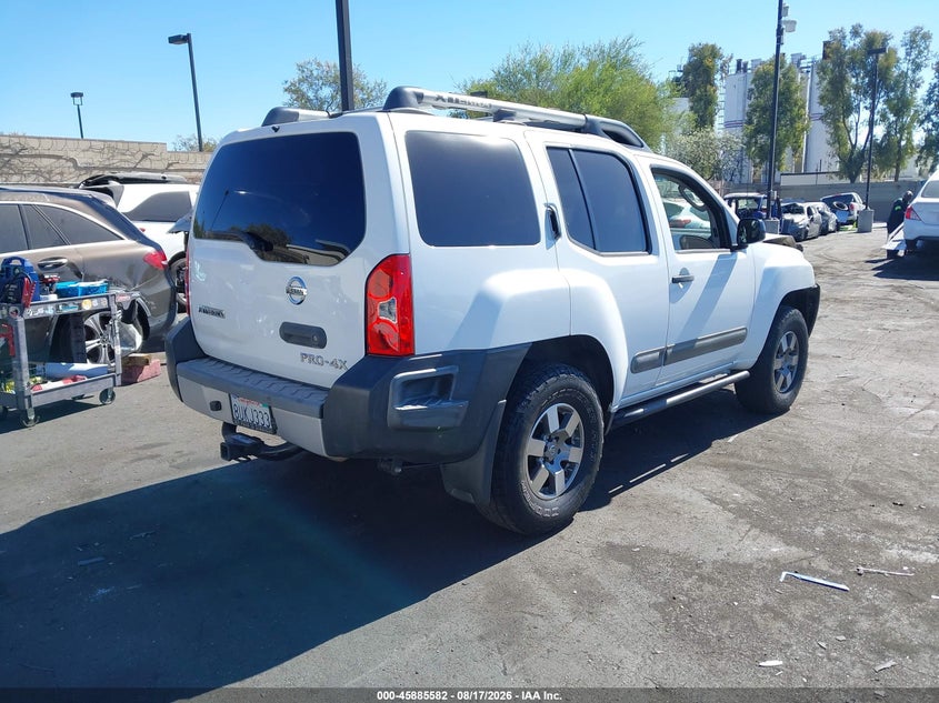 2012 Nissan Xterra VIN 5N1AN0NW1CC526364 IAAI salvage auction — FRONT END, Salvage Certificate (California), sold $1,650 on 2026-09-04 (photo 4)