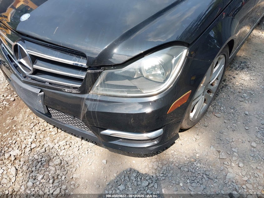 2013 Mercedes-benz C-klasse VIN WDDGF8AB0DR269196 IAAI salvage auction — FRONT END, Clear (New Jersey), sold $875 on 2026-08-19 (photo 6)