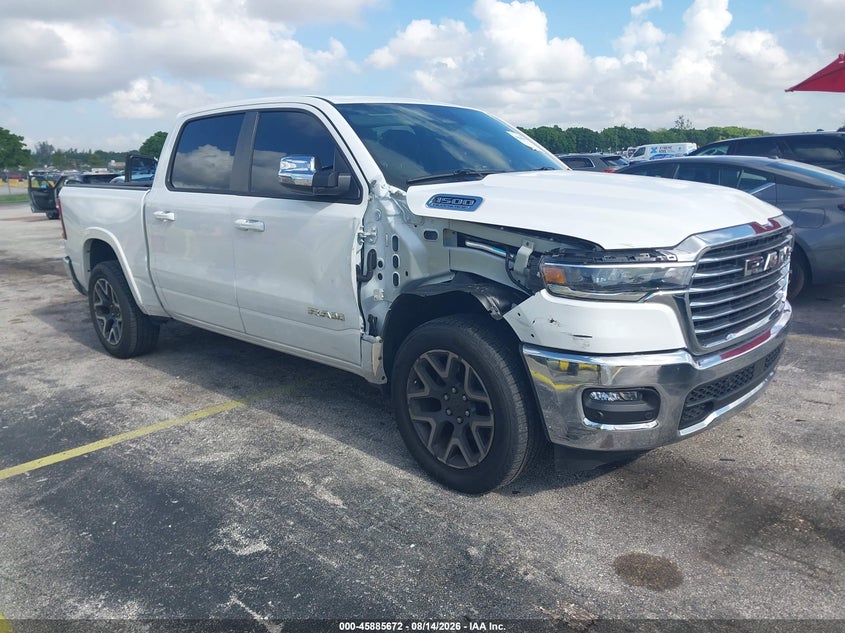 2026 Ram 1500 VIN 3C6SRFJP6T4159725 IAAI salvage auction — SIDE, Enterprise Vehicles Clear Only (Florida), sold $925 on 2026-10-05 (photo 1)