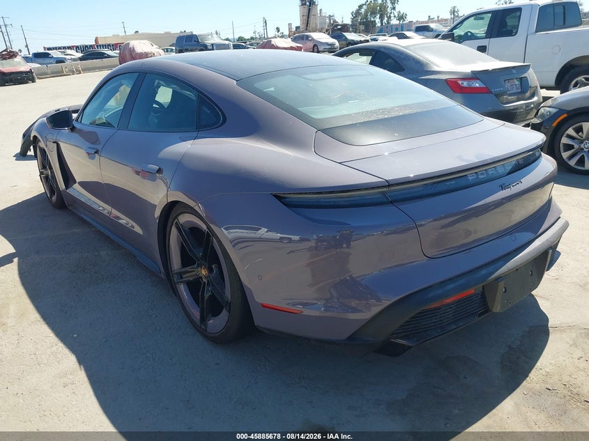 2025 Porsche Taycan VIN WP0AA2Y11SSA08662 IAAI salvage auction — FRONT END, Wait Title, sold $42,300 on 2026-10-07 (photo 3)