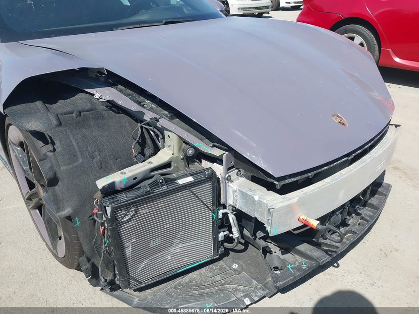 2025 Porsche Taycan VIN WP0AA2Y11SSA08662 IAAI salvage auction — FRONT END, Wait Title, sold $42,300 on 2026-10-07 (photo 6)
