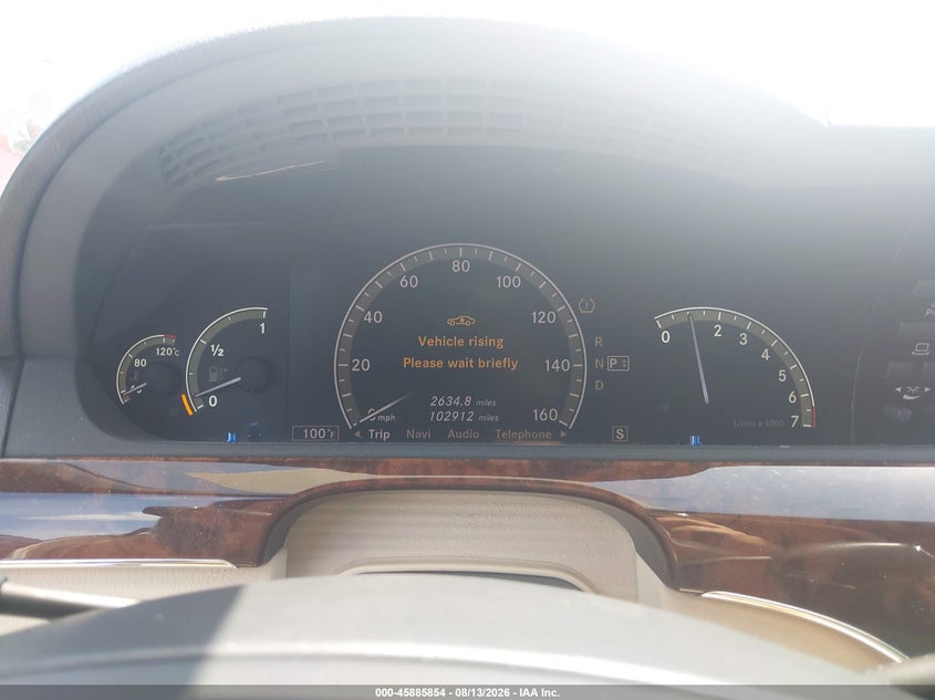 2009 Mercedes-benz S class VIN WDDNG86X19A267617 IAAI salvage auction — NORMAL WEAR, Clear (Florida), sold $1,850 on 2026-08-17 (photo 7)