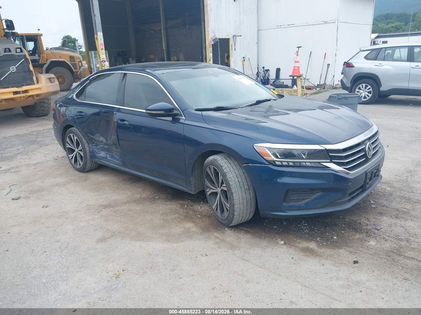 2021 Volkswagen Passat VIN 1VWSA7A31MC013672 IAAI salvage auction — SIDE, Salvage (Pennsylvania), sold $3,575 on 2026-09-02 (photo 1)