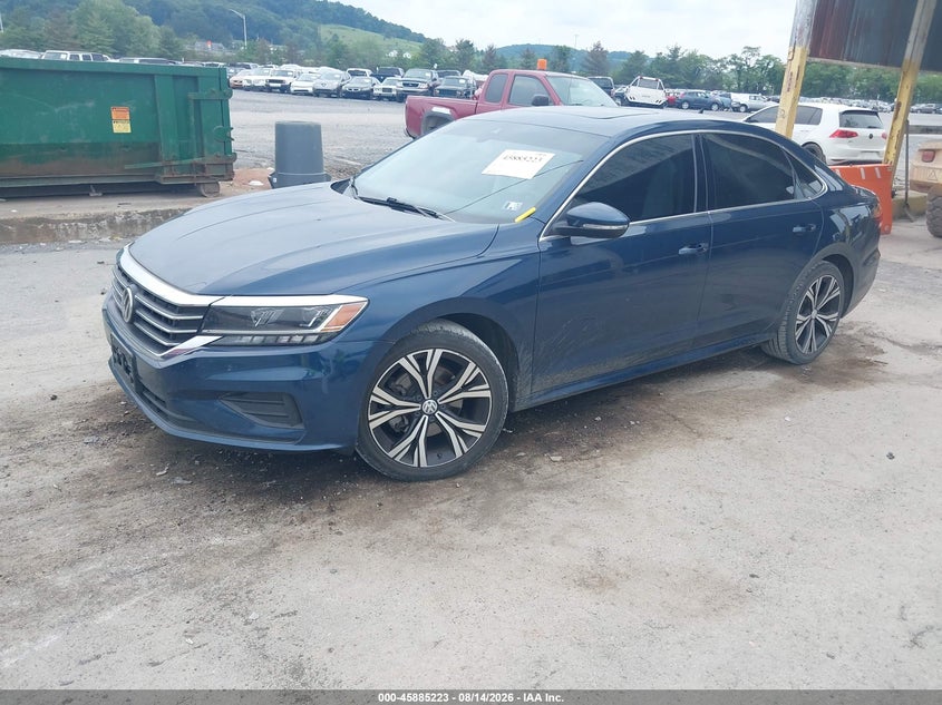 2021 Volkswagen Passat VIN 1VWSA7A31MC013672 IAAI salvage auction — SIDE, Salvage (Pennsylvania), sold $3,575 on 2026-09-02 (photo 2)