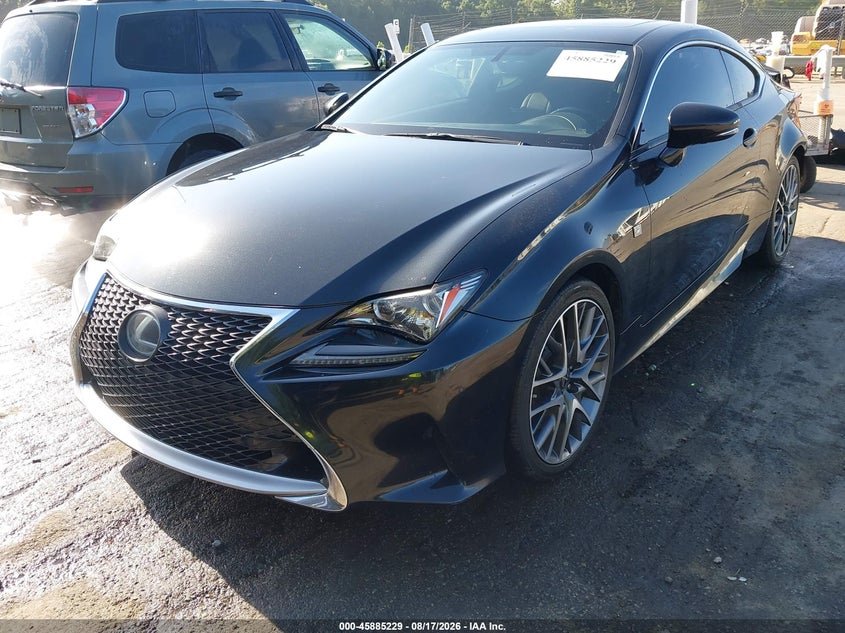 2017 Lexus Rc VIN JTHHA5BC2H5005007 IAAI salvage auction — REAR END, Salvage (North Carolina), sold $9,075 on 2026-09-03 (photo 2)
