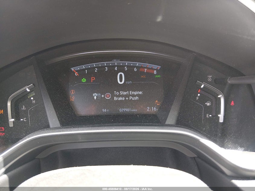 2020 Honda Cr-v VIN 2HKRW2H89LH627766 IAAI salvage auction — ROLLOVER, Salvage - Greater Than 75% (Maryland), sold $8,200 on 2026-08-22 (photo 7)
