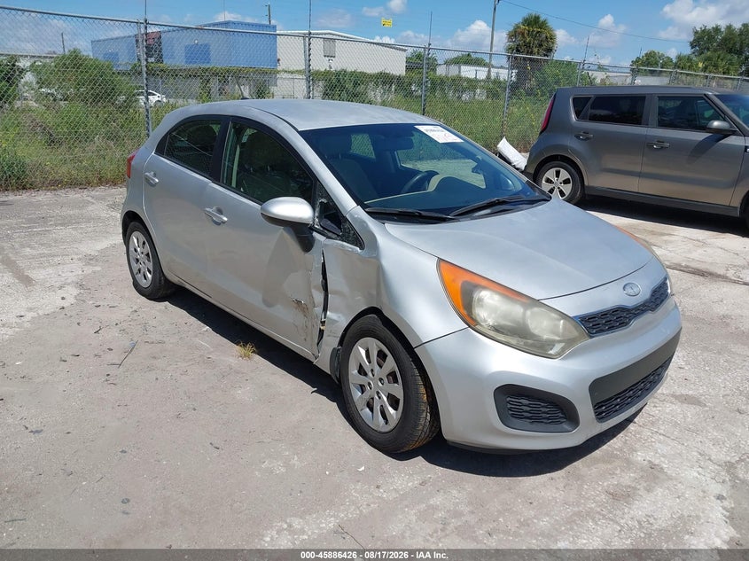 2013 Kia Rio VIN KNADN5A30D6239752 IAAI salvage auction — RIGHT FRONT, Salvage (Arizona), sold $750 on 2026-09-08 (photo 1)