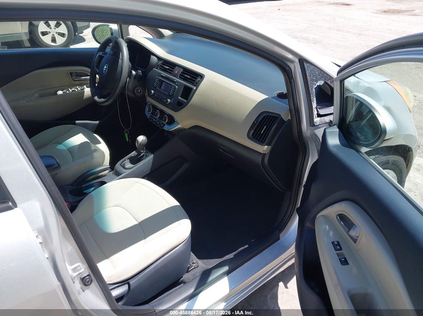 2013 Kia Rio VIN KNADN5A30D6239752 IAAI salvage auction — RIGHT FRONT, Salvage (Arizona), sold $750 on 2026-09-08 (photo 5)