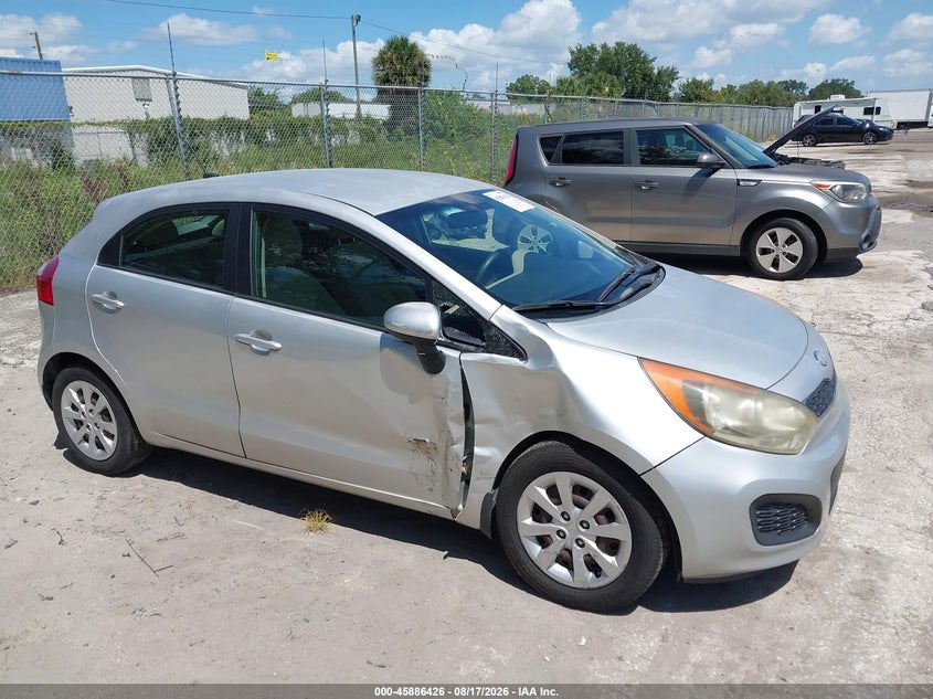 2013 Kia Rio VIN KNADN5A30D6239752 IAAI salvage auction — RIGHT FRONT, Salvage (Arizona), sold $750 on 2026-09-08 (photo 6)