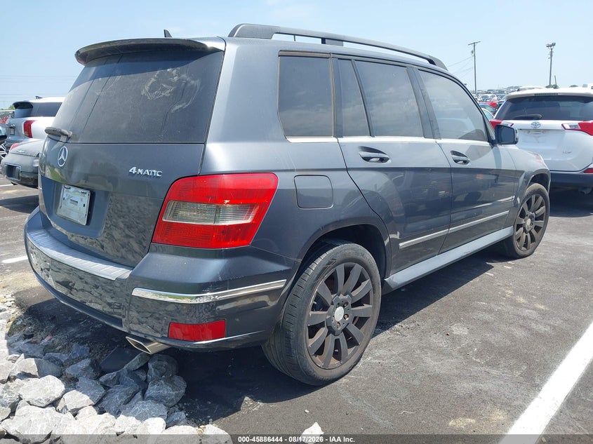 2010 Mercedes-benz Glk-klasse VIN WDCGG8HB7AF275128 IAAI salvage auction — NORMAL WEAR, Clear (Tennessee), sold $525 on 2026-08-20 (photo 4)