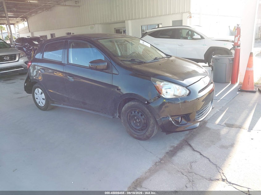 2015 Mitsubishi Mirage VIN ML32A3HJ2FH008859 IAAI salvage auction — FRONT END, Salvage (Arizona), sold $1,175 on 2026-09-05 (photo 1)