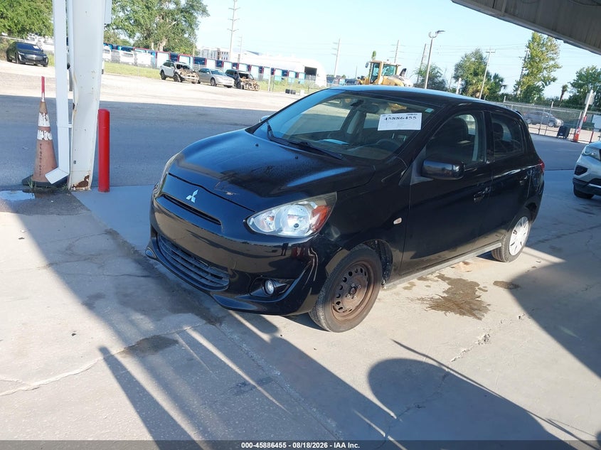 2015 Mitsubishi Mirage VIN ML32A3HJ2FH008859 IAAI salvage auction — FRONT END, Salvage (Arizona), sold $1,175 on 2026-09-05 (photo 2)