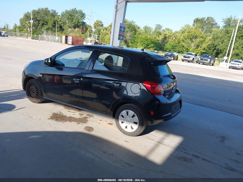 2015 Mitsubishi Mirage VIN ML32A3HJ2FH008859 IAAI salvage auction — FRONT END, Salvage (Arizona), sold $1,175 on 2026-09-05 (photo 3)