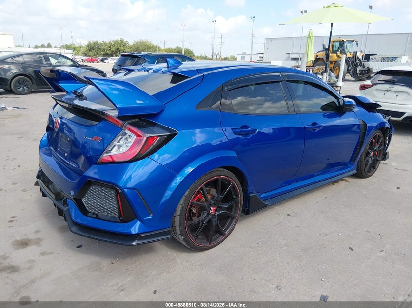 2019 Honda Civic type r VIN SHHFK8G73KU203781 IAAI salvage auction — FRONT END, Wait Title, sold $11,800 on 2026-10-10 (photo 4)