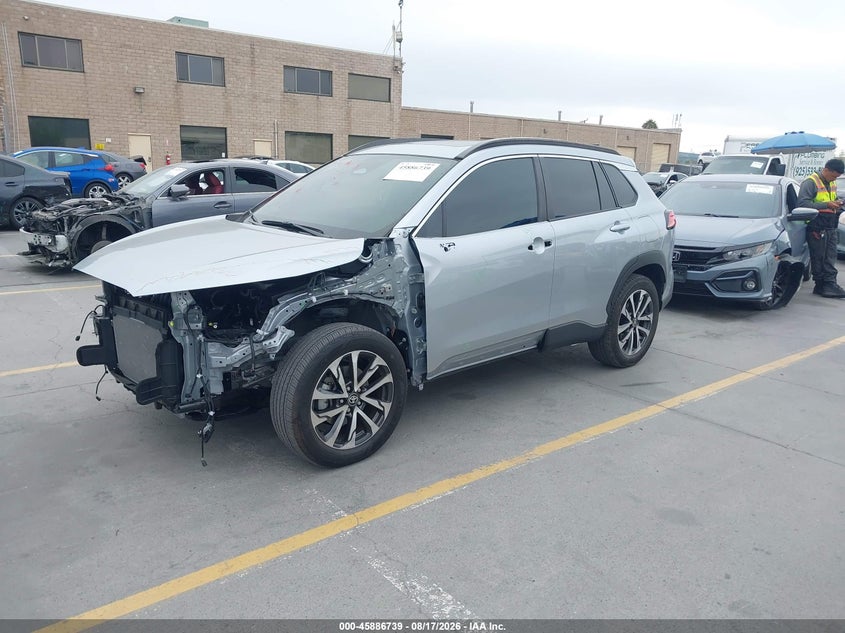 2024 Toyota Corolla cross VIN 7MUDAABG7RV080153 IAAI salvage auction — FRONT END, Salvage (California), sold $10,700 on 2026-09-08 (photo 2)