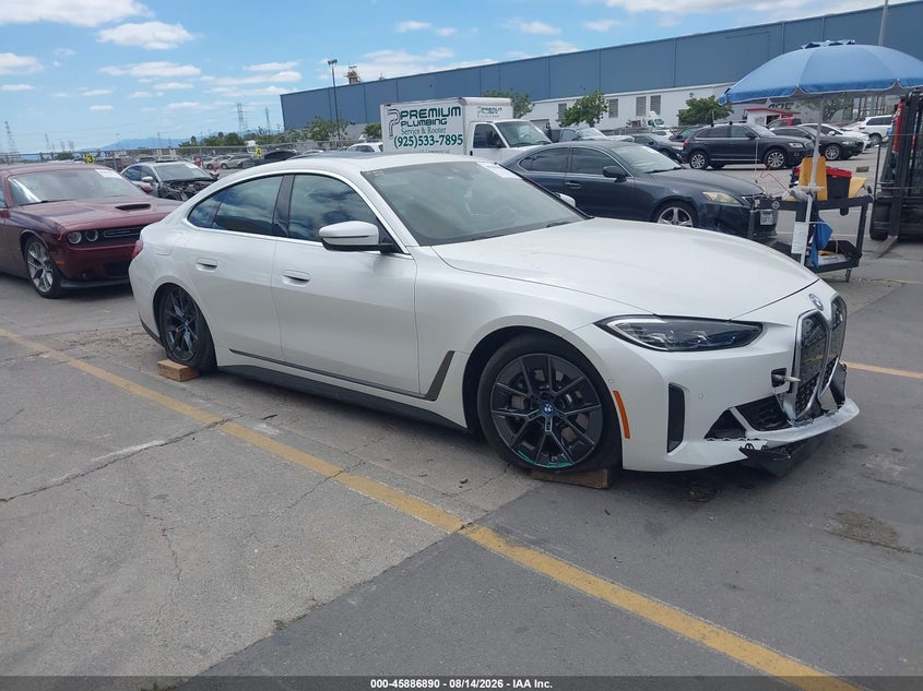 2024 BMW I4 VIN WBY43AW06RFS40717 — IAAI salvage auction photo