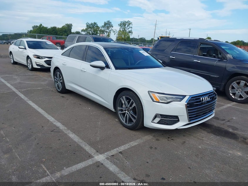 2023 Audi A6 VIN WAUE3BF2XPN059648 IAAI salvage auction — LEFT REAR, Salvage (Tennessee), sold $19,100 on 2026-09-08 (photo 1)