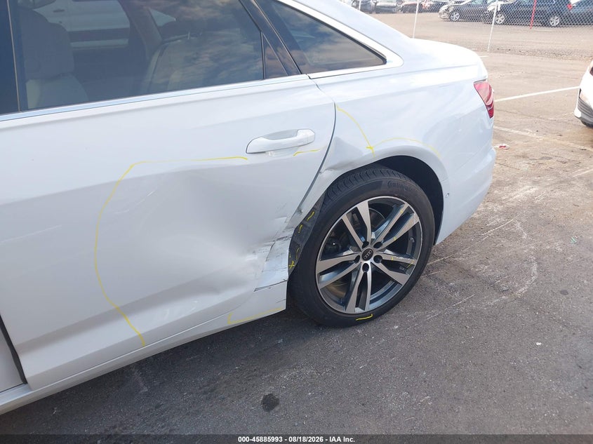 2023 Audi A6 VIN WAUE3BF2XPN059648 IAAI salvage auction — LEFT REAR, Salvage (Tennessee), sold $19,100 on 2026-09-08 (photo 6)