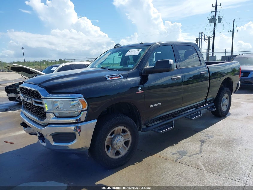 2020 RAM 2500 VIN 3C6UR5CL3LG287514 IAAI salvage auction — Exterior Burn, Clear, sold $15,450 on 2026-10-16 (photo 2)