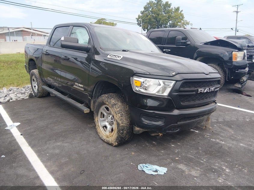 2019 Ram 1500 VIN 1C6SRFGT9KN651271 IAAI salvage auction — FRONT END, Salvage (Tennessee), sold $5,100 on 2026-09-11 (photo 1)
