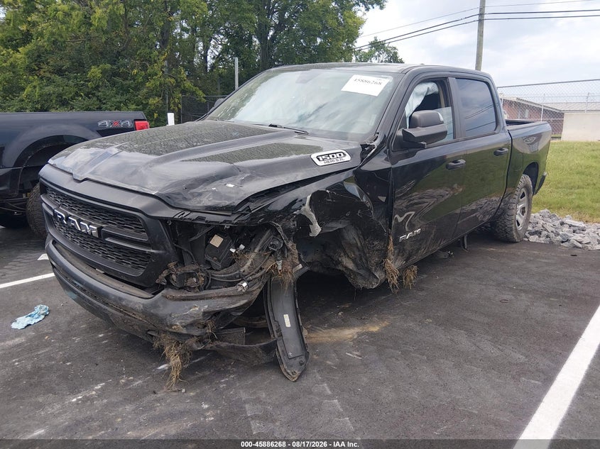 2019 Ram 1500 VIN 1C6SRFGT9KN651271 IAAI salvage auction — FRONT END, Salvage (Tennessee), sold $5,100 on 2026-09-11 (photo 2)
