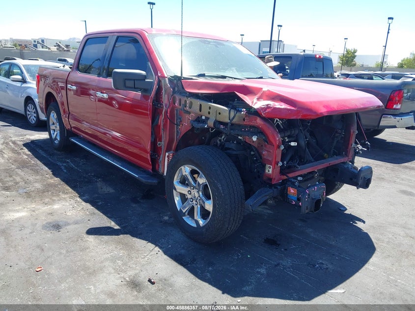 2021 Ford F-150 VIN 1FTEW1CP6MKE17880 IAAI salvage auction — RIGHT FRONT, Salvage Certificate (California), sold $10,400 on 2026-08-20 (photo 1)