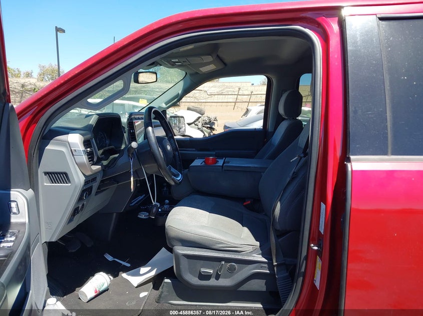 2021 Ford F-150 VIN 1FTEW1CP6MKE17880 IAAI salvage auction — RIGHT FRONT, Salvage Certificate (California), sold $10,400 on 2026-08-20 (photo 5)