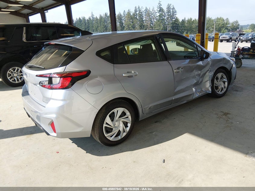 2025 Subaru Impreza VIN JF1GUABC5S8244639 IAAI salvage auction — SIDE, Wait Title, sold $3,850 on 2026-09-07 (photo 4)