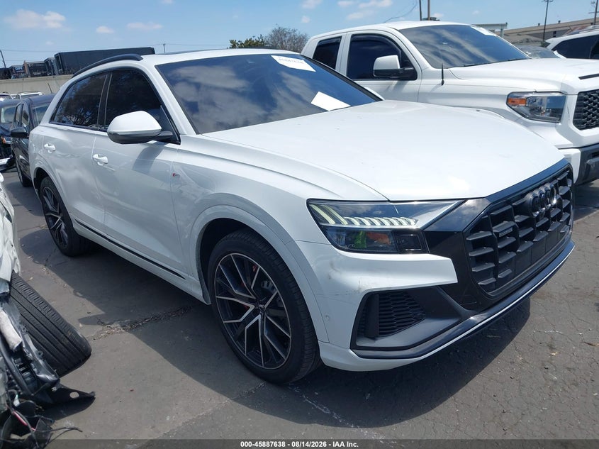 2019 Audi Q8 VIN WA1EVAF15KD014401 IAAI salvage auction — LEFT REAR, Wait Title, sold $11,700 on 2026-09-30 (photo 1)
