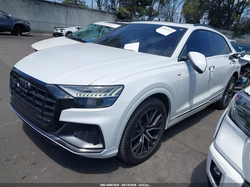 2019 Audi Q8 VIN WA1EVAF15KD014401 IAAI salvage auction — LEFT REAR, Wait Title, sold $11,700 on 2026-09-30 (photo 2)