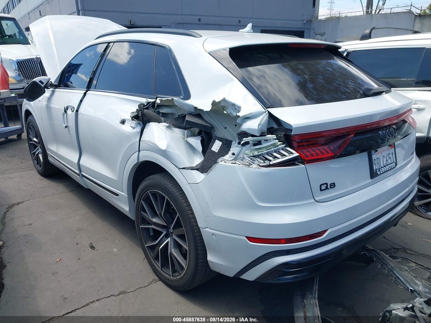 2019 Audi Q8 VIN WA1EVAF15KD014401 IAAI salvage auction — LEFT REAR, Wait Title, sold $11,700 on 2026-09-30 (photo 3)