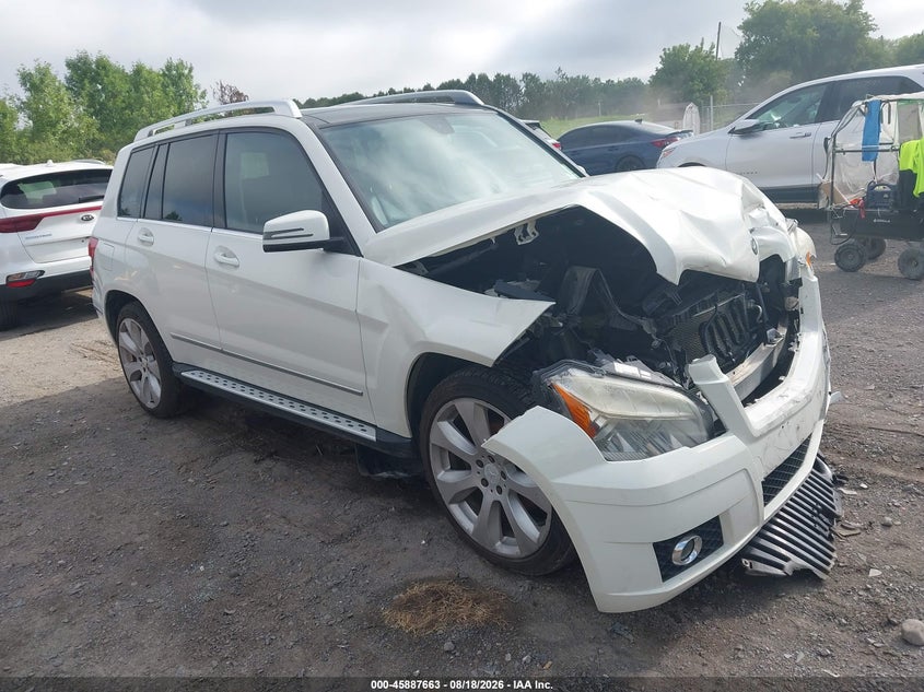 2010 Mercedes-benz Glk-klasse VIN WDCGG8HB1AF299554 IAAI salvage auction — FRONT END, Mv-907A (New York), sold $825 on 2026-08-27 (photo 1)