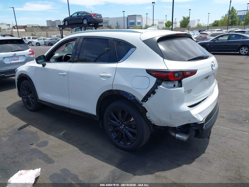 2023 Mazda Cx-5 VIN JM3KFBAY6P0124301 IAAI salvage auction — LEFT REAR, Salvage Certificate (California), sold $9,400 on 2026-09-18 (photo 3)