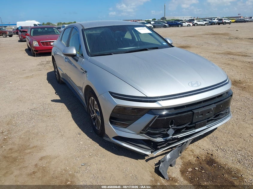 2026 Hyundai Sonata VIN KMHL24JJ1TA148531 IAAI salvage auction — FRONT END, Enterprise Vehicles Clear Only (Texas), sold $12,600 on 2026-08-20 (photo 1)