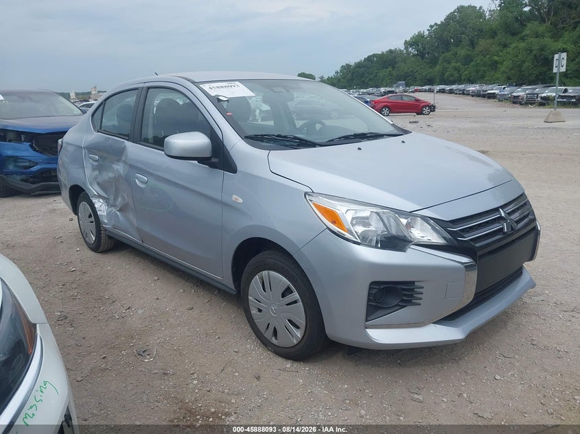 2024 Mitsubishi Mirage VIN ML32FUFJ5RHF16499 IAAI salvage auction — FRONT END, Enterprise Vehicles Clear Only (South Carolina), sold $6,100 on 2026-08-23 (photo 1)