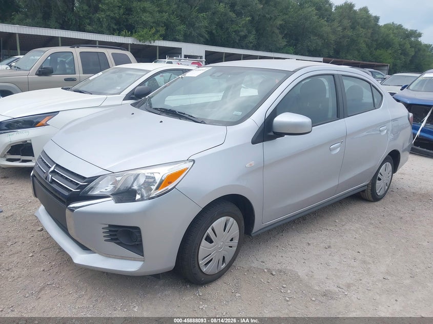2024 Mitsubishi Mirage VIN ML32FUFJ5RHF16499 IAAI salvage auction — FRONT END, Enterprise Vehicles Clear Only (South Carolina), sold $6,100 on 2026-08-23 (photo 2)