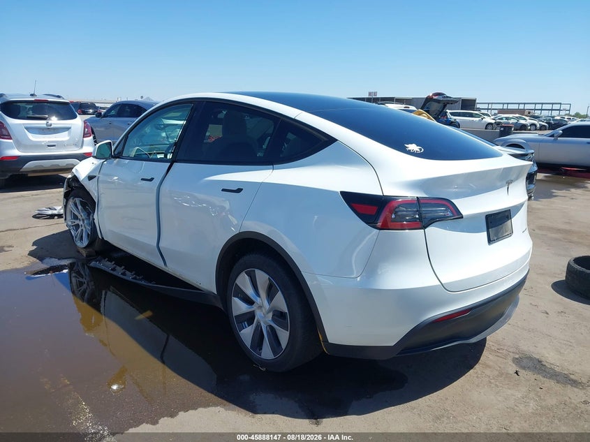 2023 Tesla Model y VIN 7SAYGDEEXPF638927 IAAI salvage auction — LEFT FRONT, Salvage (Arizona), sold $9,700 on 2026-08-30 (photo 3)