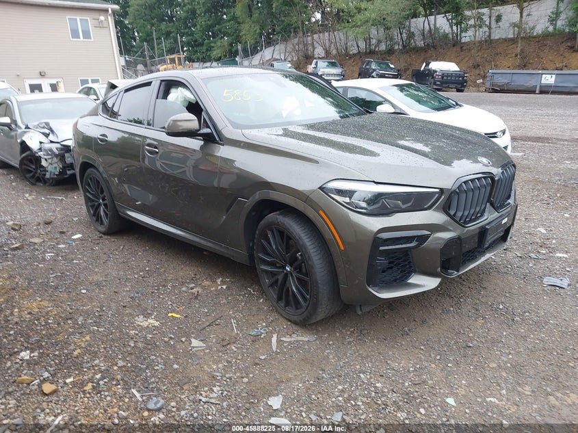 2022 BMW X6 VIN 5UXCY6C07N9J75853 — IAAI salvage auction photo