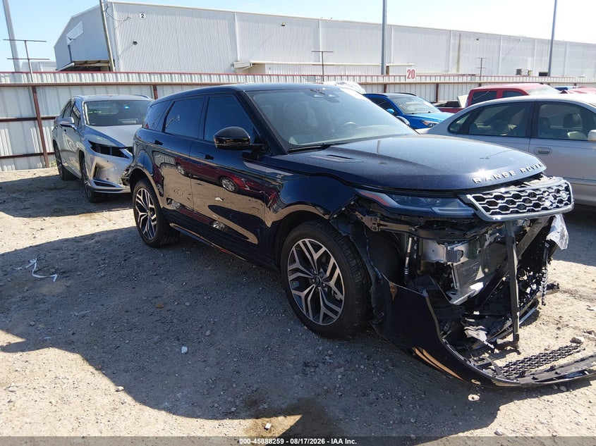 2022 Land rover Range rover evoque VIN SALZL2FX8NH171885 IAAI salvage auction — FRONT END, Salvage (Texas), sold $10,100 on 2026-08-23 (photo 1)