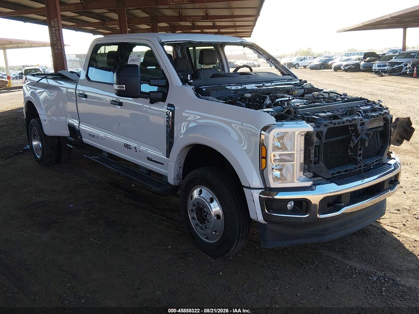 2024 Ford F450 VIN 1FT8W4DT8REF51774 IAAI salvage auction — LEFT FRONT, Wait Title, sold $24,100 on 2026-10-13 (photo 1)