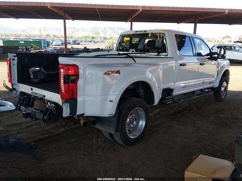 2024 Ford F450 VIN 1FT8W4DT8REF51774 IAAI salvage auction — LEFT FRONT, Wait Title, sold $24,100 on 2026-10-13 (photo 4)