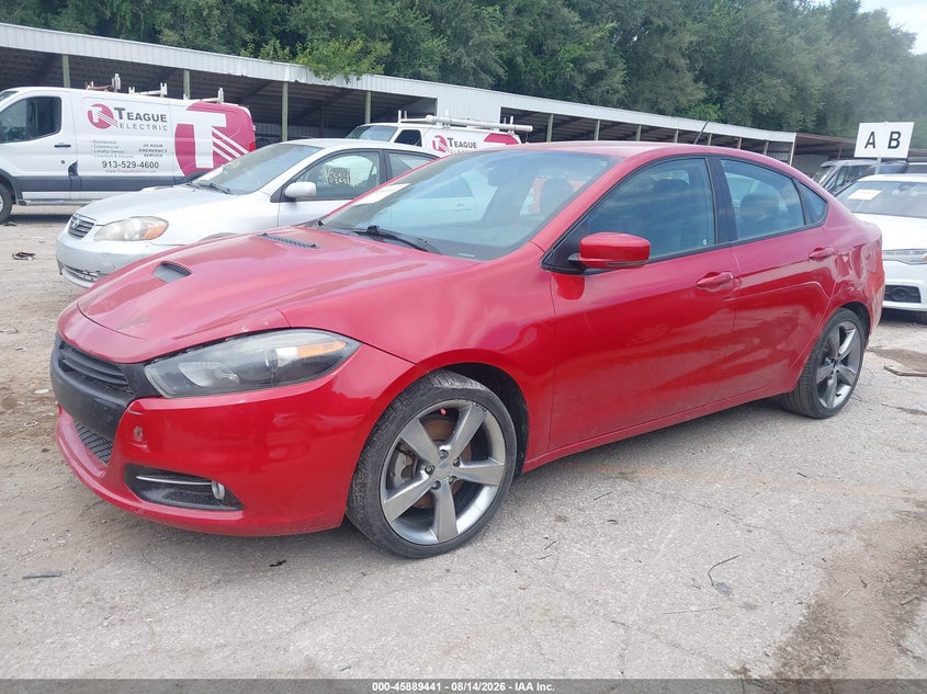 2016 Dodge Dart VIN 1C3CDFEB8GD680851 IAAI salvage auction — FRONT END, Clear (Kansas), sold $550 on 2026-09-06 (photo 2)