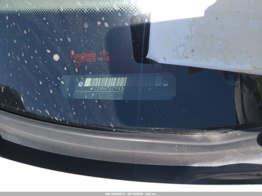 2003 Cadillac Deville VIN 1G6KF57953U145351 IAAI salvage auction — ALL OVER, Original (Texas), sold $700 on 2026-09-11 (photo 9)